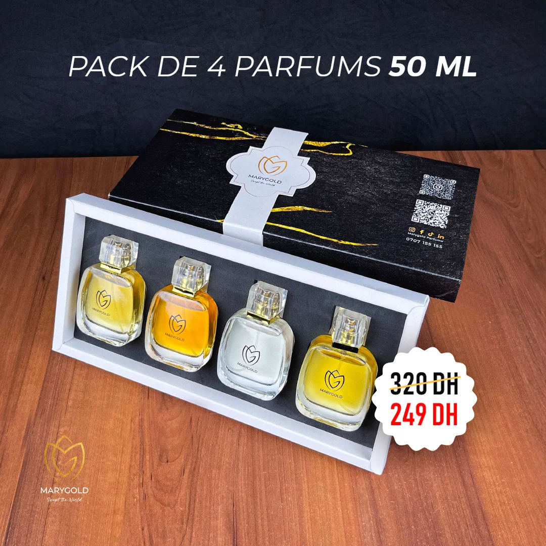 Pack 4 Parfums de votre choix