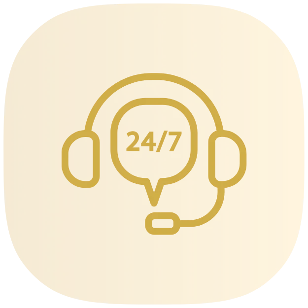دعم عملاء متوفر 24/7
