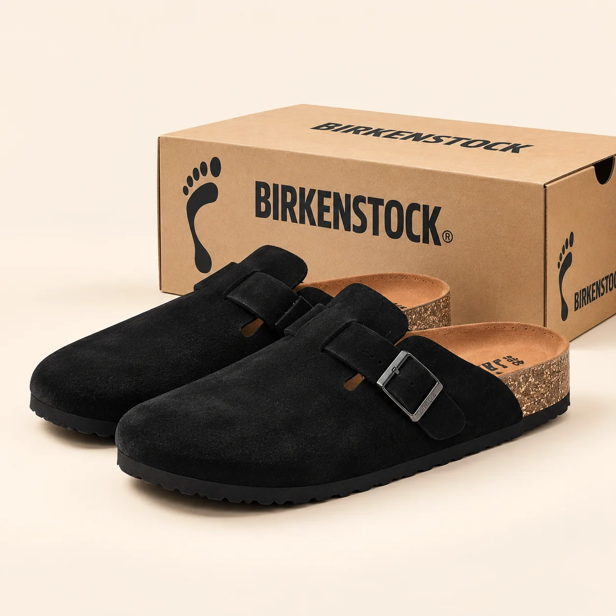 Mules Style Birken Noir  ⭐️⭐️⭐️⭐️⭐️(10986)