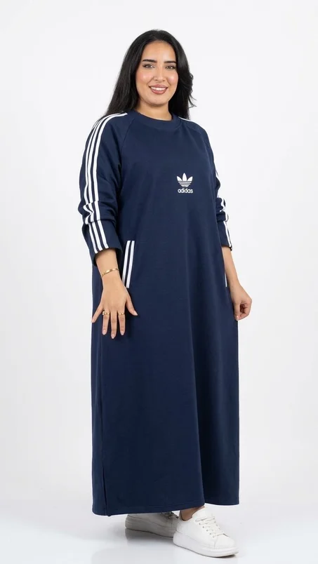 Robe Longue Sportswear Chic – Coton Premium de Turquie