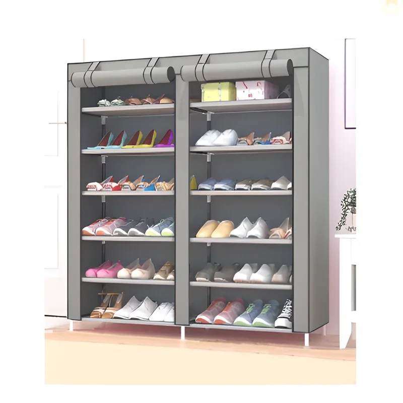 SHOES CABINET خزانة أحذية مزدوجة من 12 طبقة