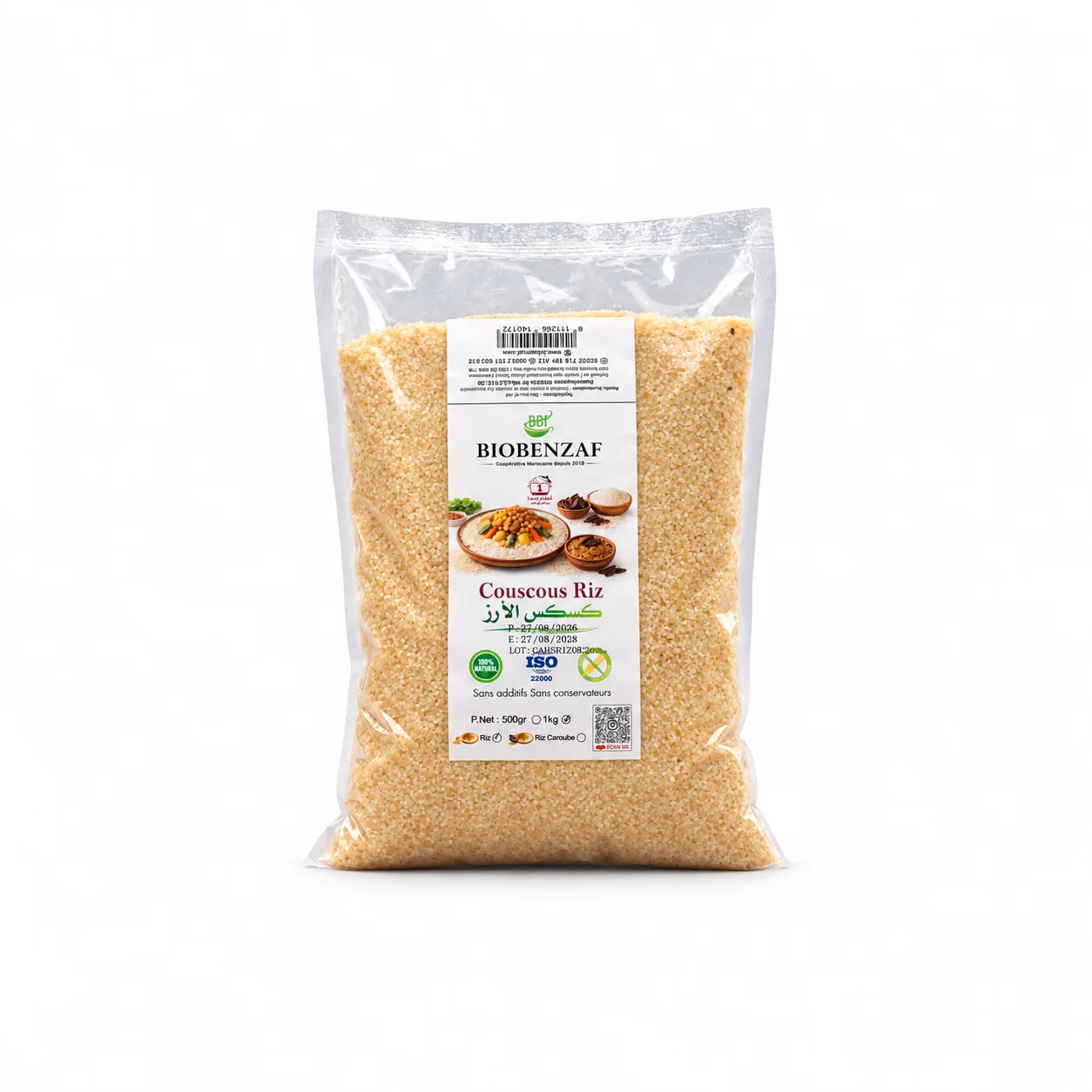 Couscous de riz sans gluten