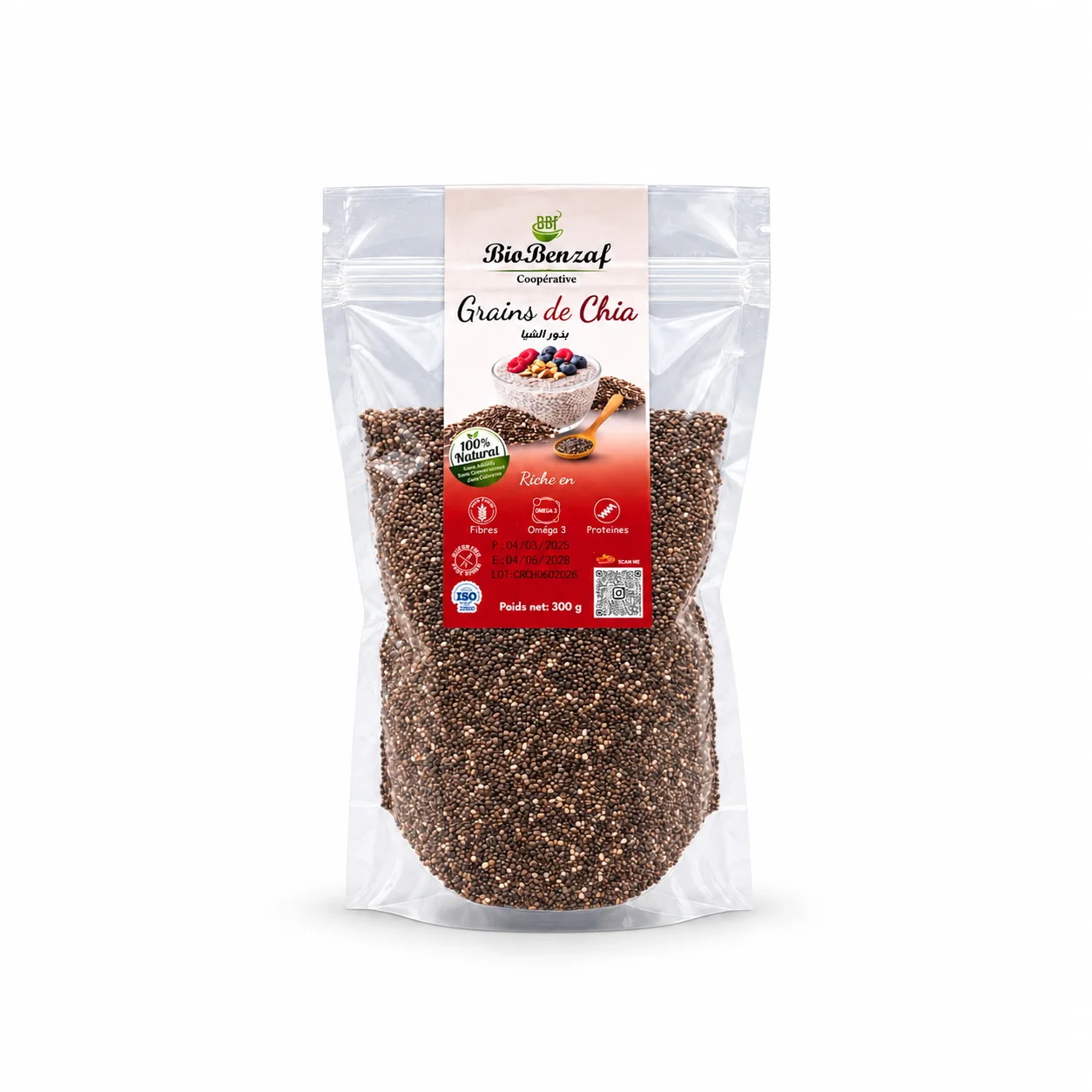 Grains  de Chia sans gluten