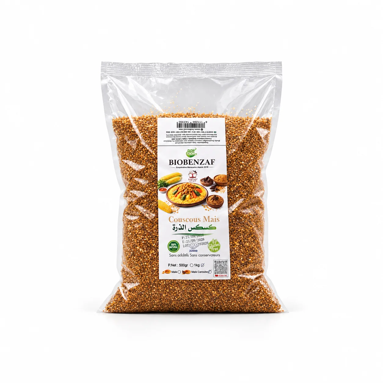 Couscous Mais au caroube