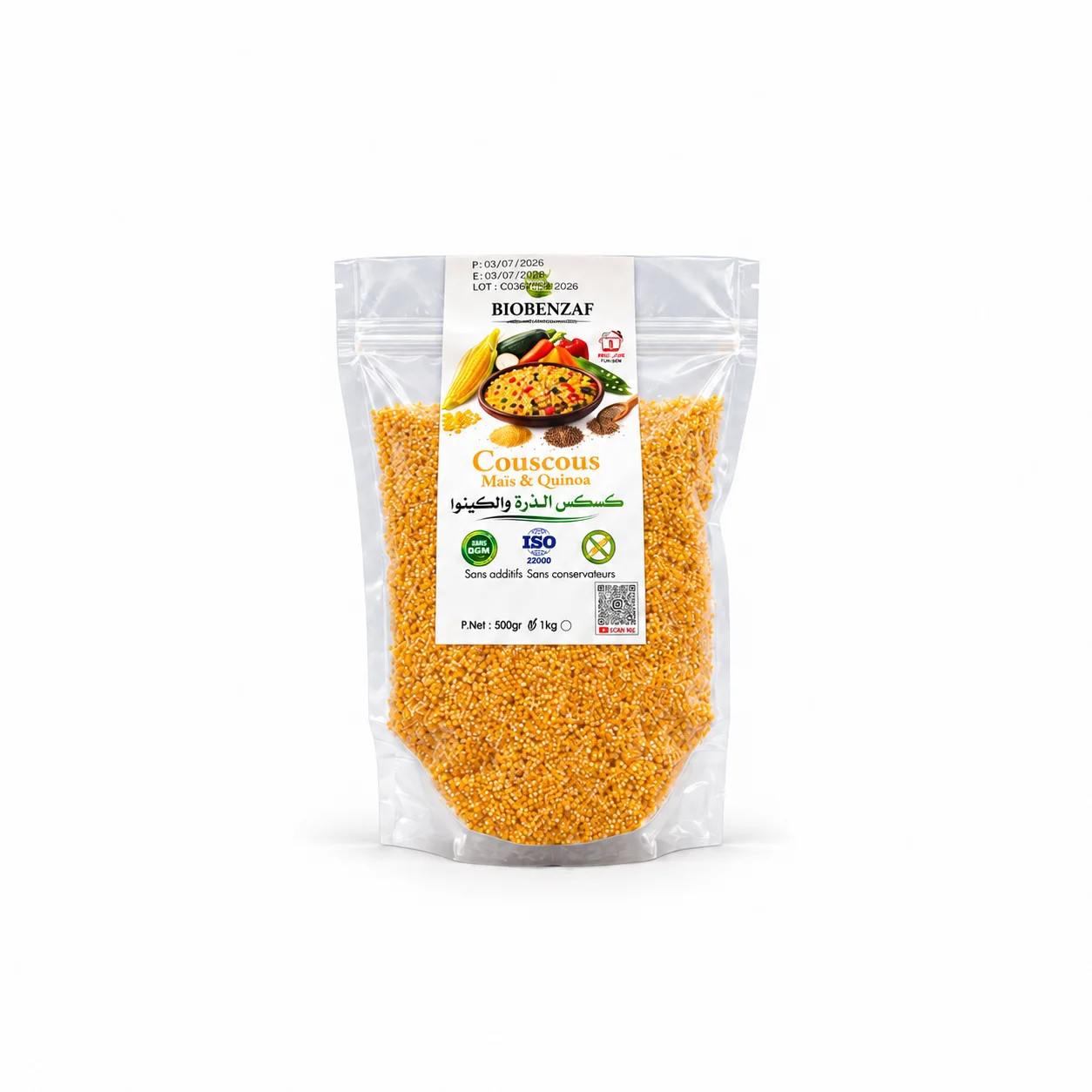 Couscous de Maïs & Quinoa – Sans Gluten