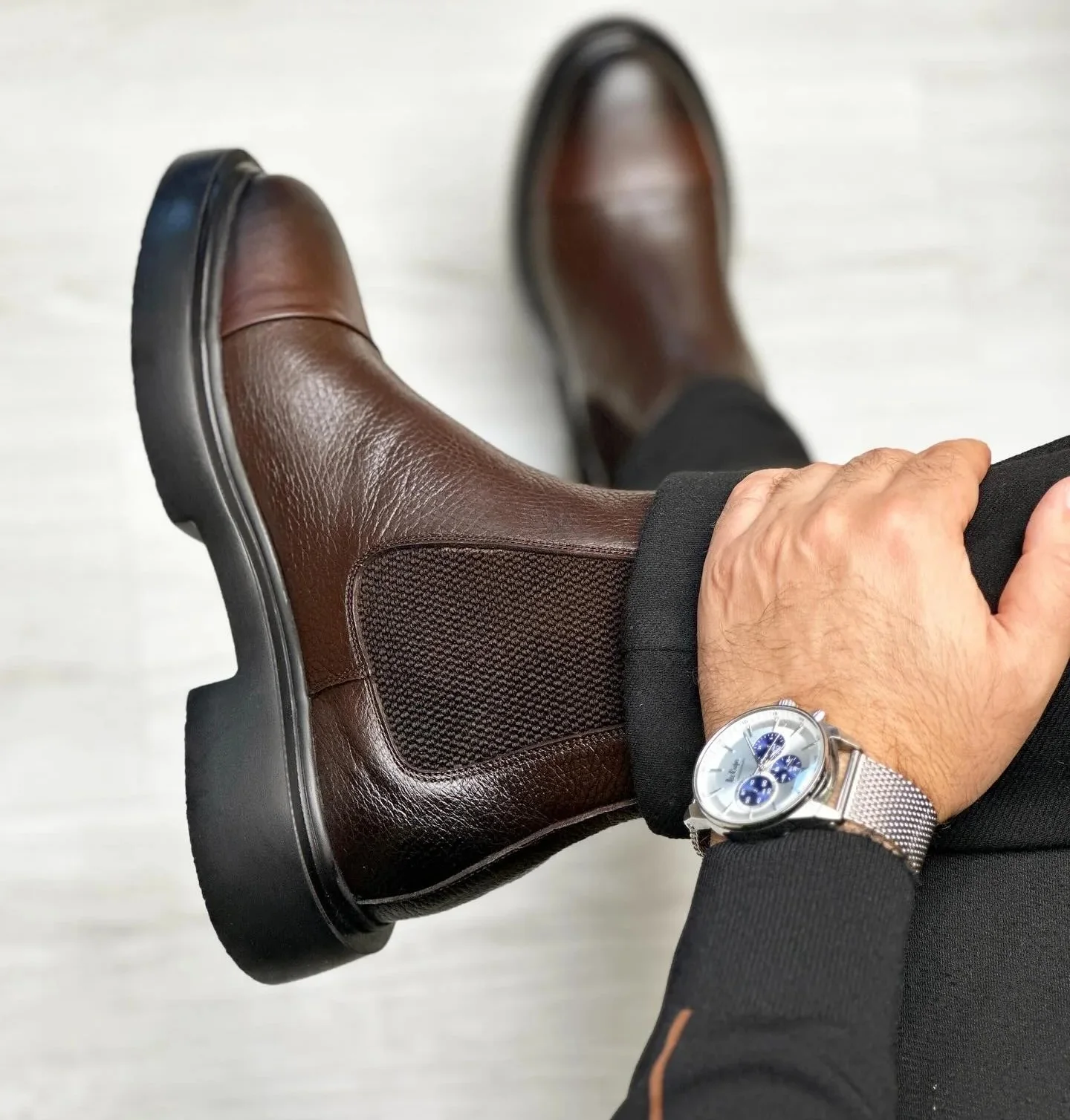 BOTTINES CHELSEA PREMIUM EN CUIR VERITABLE