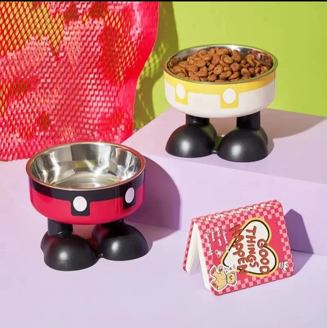 Gamelle Surélevée en Inox pour Chat – Design Original avec Pieds