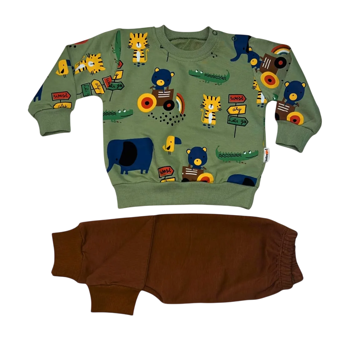 BabyGo Ensemble Jogging Animals