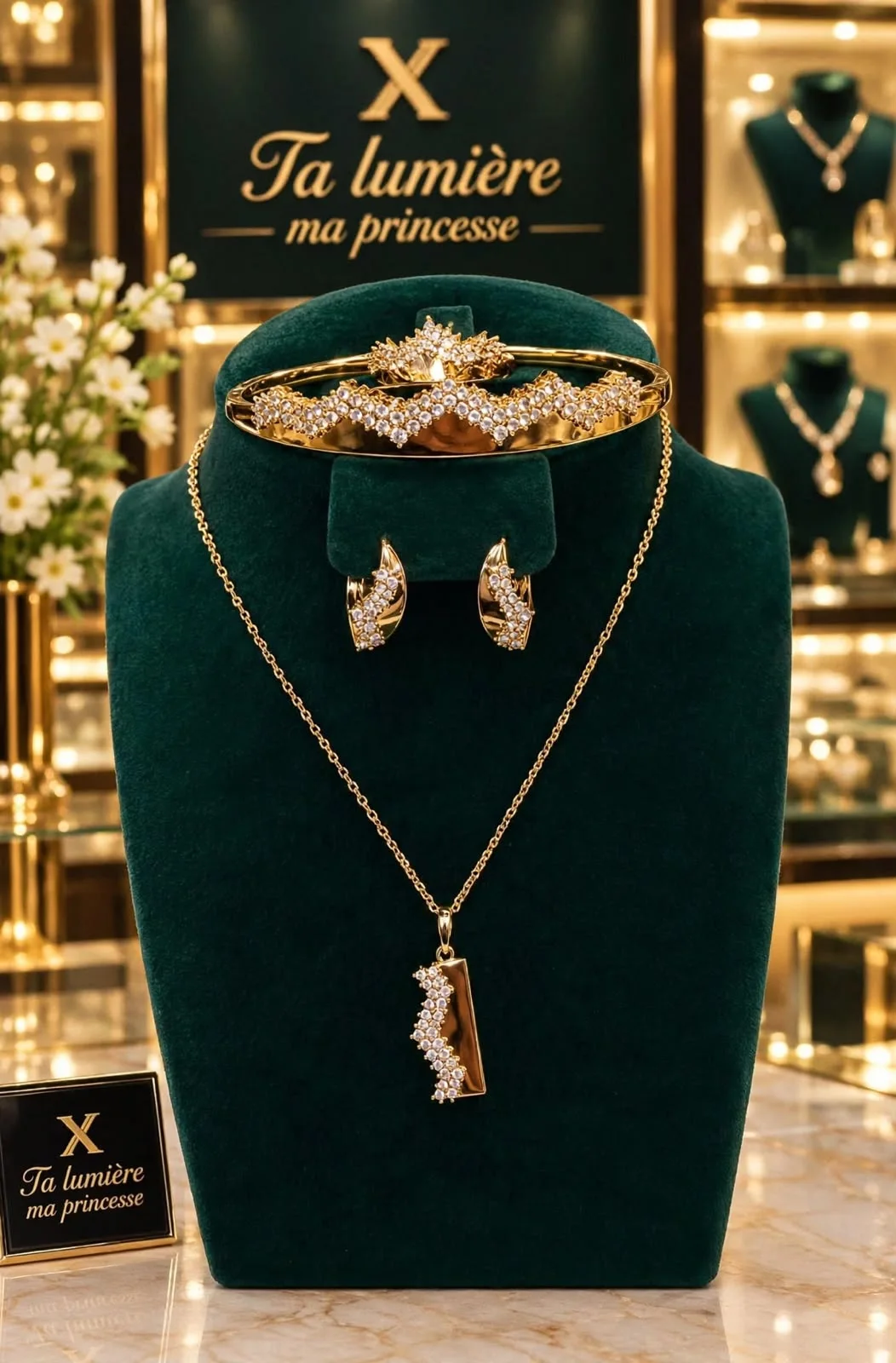 Parure Inoxydable Royale - طقم إينوكس ملكي 4 في 1 لا يصدأ