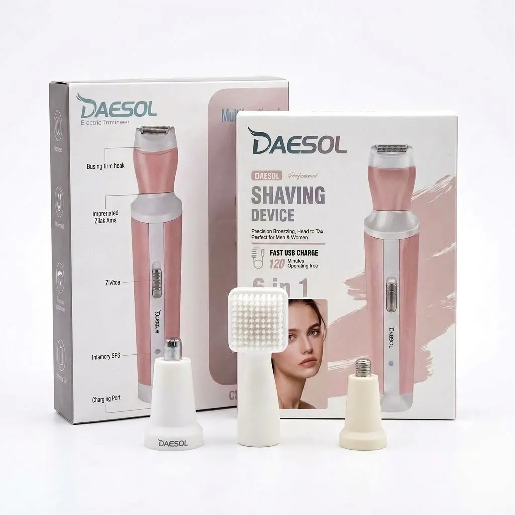 💕 DAESOL 4 في 1 — جهاز العناية الشخصية المتعدد الاستخدامات