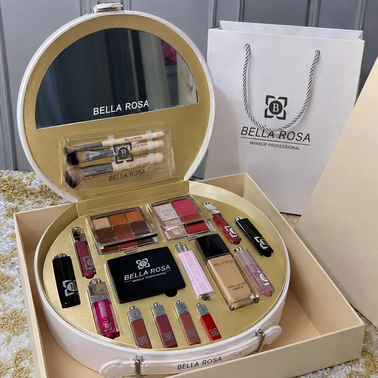 💄 Bella Rosa Professional — مجموعة المكياج الفاخرة ✨
