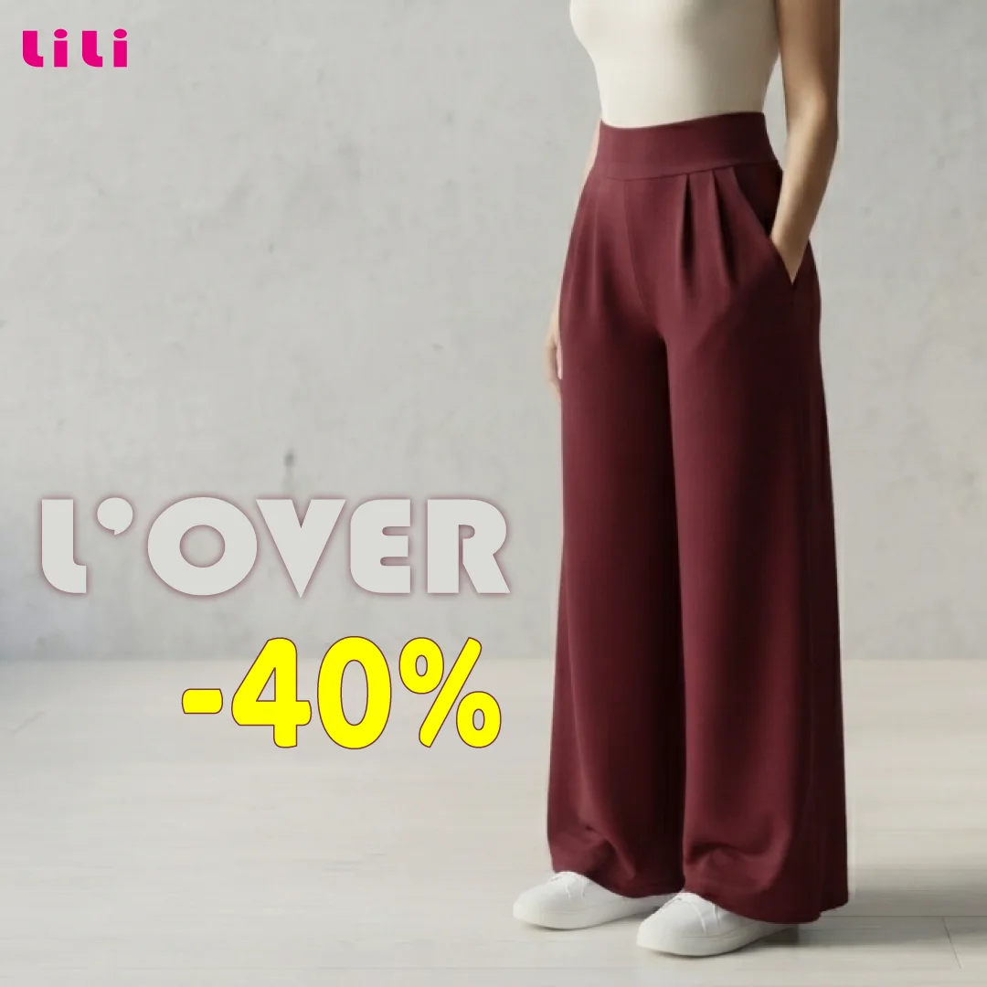 Pantalon Femme Taille Haute – Coupe Over