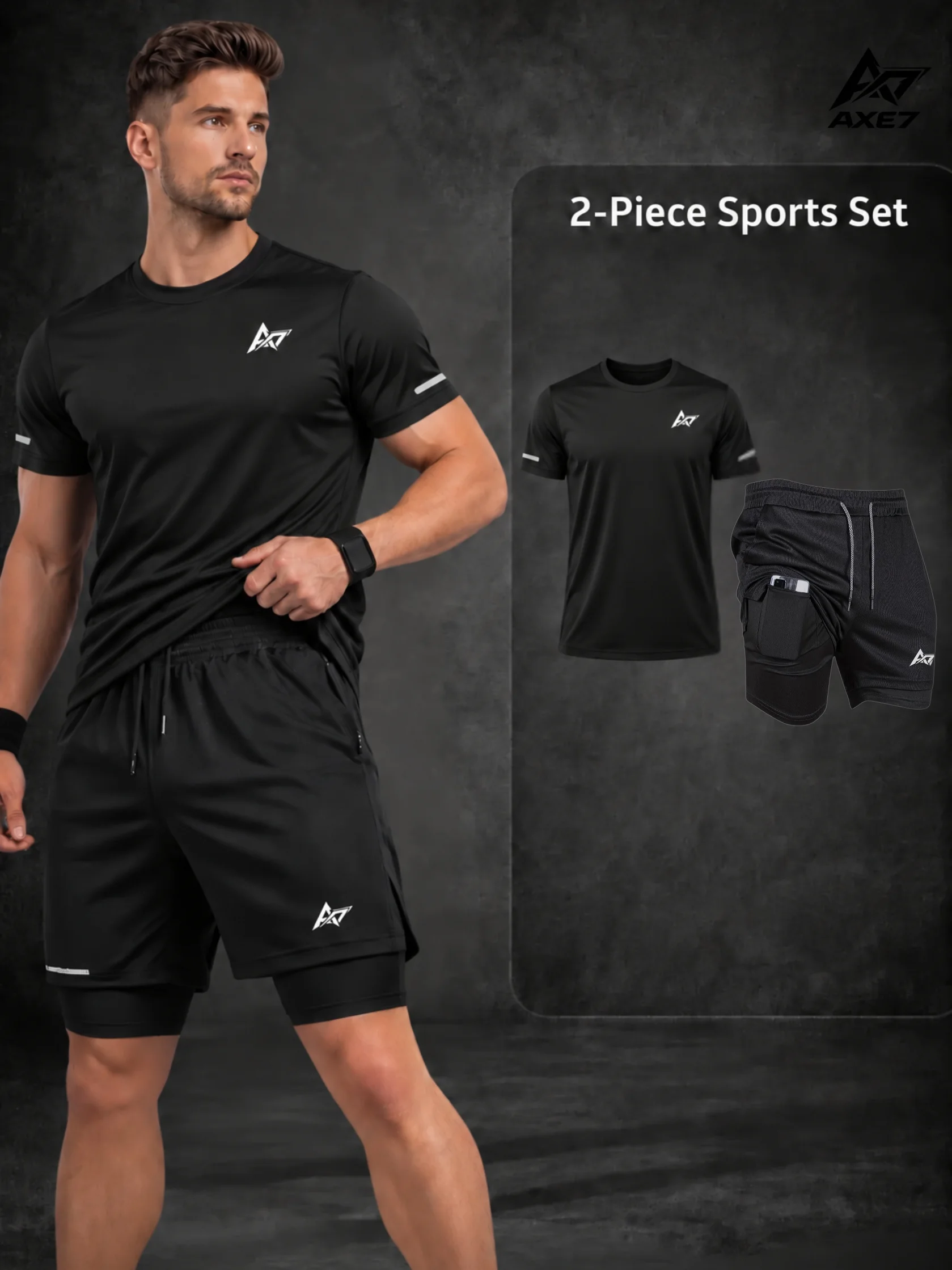 T-SHIRT + SHORTS 2 IN 1