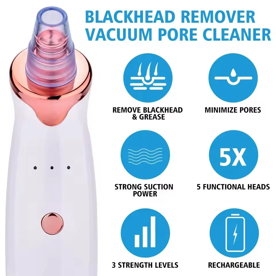XR Cleaner Aspirateur points noirs et Acnés rechargeable