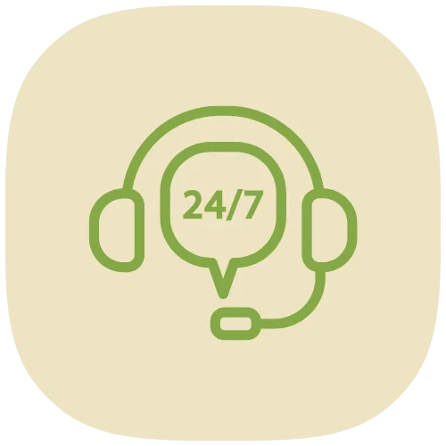 دعم عملاء متوفر 24/7