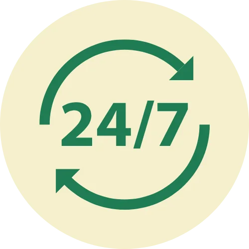 دعم عملاء متوفر 24/7