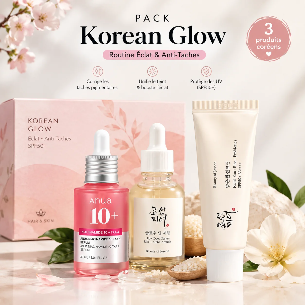 Routine Éclat & Anti-Taches - Korean Glow